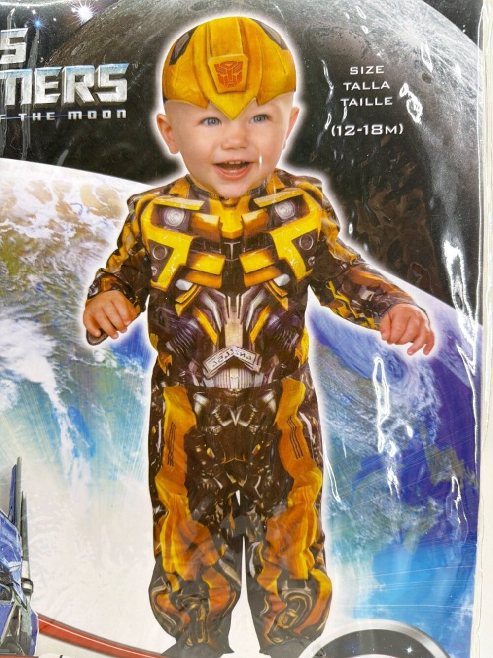 Disguise Transformers Bumblebee Infant Costume Size 12-18 Months